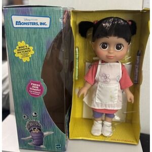 Hasbro 2002 Disney Pixar Monsters INC Draw With Me Babbling Boo 12" ** OPEN BOX
